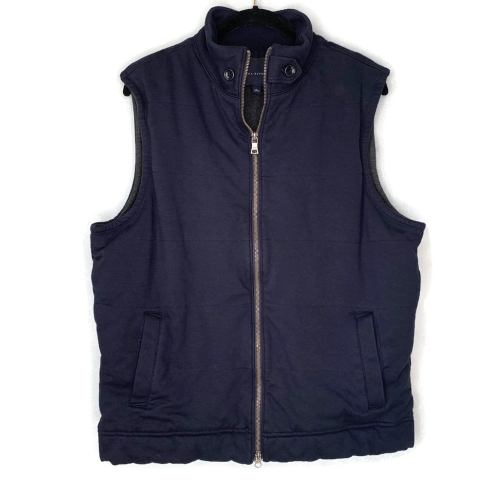 Banana Republic Jersey Double Zipper Vest